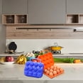 thumbnail image 3 of Harpily Clearance Pantry Organization and Storage Outdoor Portable Eggs Plastic Container Holder Egg Storage Box Handle Case Egg Box Household Egg Tray, 3 of 3