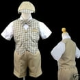 thumbnail image 3 of New Khaki Eton Wedding Vest Shorts Suit 4 Boy Baby & Toddler 0-24M  2T 3T 4T, 3 of 9