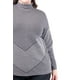 thumbnail image 4 of Sueter de rayas Roman Fashion /Tallas Extras, 6598 (Negro /Blanco) negro 42, 4 of 6