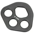 thumbnail image 3 of Rigging Plate, Rigging Rope Climbing Descender Wear- Full Colored  For Outdoor Expansion Downhill, High-Altitude Operations For Rock Climbing Black, 3 of 8