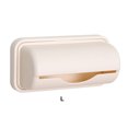 thumbnail image 2 of Cateissary Soporte para bolsas de supermercado montado en la pared, contenedor compacto y ligero para bolsas de plástico, fácil de instalar Almacenamiento y organización del hogar albaricoque l, 2 of 6