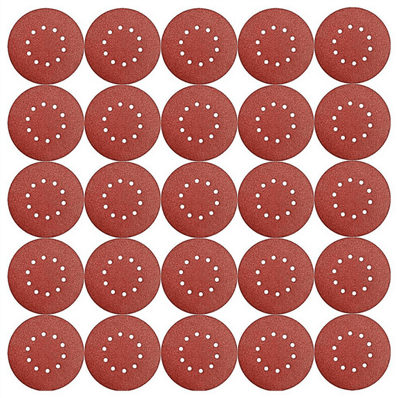 50Pack 9Inch 10Hole 40 Grit Hook-And-Loop Drywall Sandpaper - Aluminum Oxide Sanding Disc for 9inch Sander