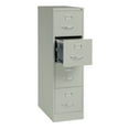 thumbnail image 5 of Hirsh 26.5" Deep 4 Drawer Letter Width Vertical File Cabinet, Commercial Grade, Gray, 5 of 9
