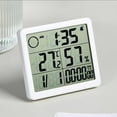 thumbnail image 4 of Hygrometer under $5! Yannianjz Digital Indoor Thermometer Hygrometer, Temperature Humidity Monitor with LCD Display, Room Thermometer for Home Office, Tabletop Hygrometer with High Low Records, 4 of 9
