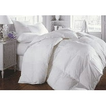 Restonic® Luxury White Goose Down Comforter, Heavyweight All-Season Blanket – 100% RDS Certified, Premium Natural Fill, 600 Fill-Power, Hotel-Quality Warmth - Full/Queen