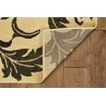 thumbnail image 4 of Linon Elegance Forest Power Loomed Polypropylene 8'x10' Rug in Cream, 4 of 6