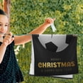 thumbnail image 6 of Soccer Christmas Sport Balls Hand Towels, Black Kitchen Towel Ultra Soft and Absorbent,Decorative Fingertip Face Towel for Bathroom Hotel, 2 PCS, 28.3"x 14.4", 6 of 6