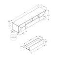 thumbnail image 3 of Monarch Tv Stand, 72 Inch, Console, Media Entertainment Center, 3 of 9