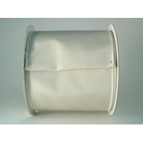 Ribbon Bazaar Wired Iridescent Taffeta 2-1/2 inch Ivory (Same Color Edge) 10 yards 100% Acetate Ribbon