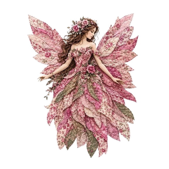 Fairy Patchwork DIY Kit with Pre Cut Fabric