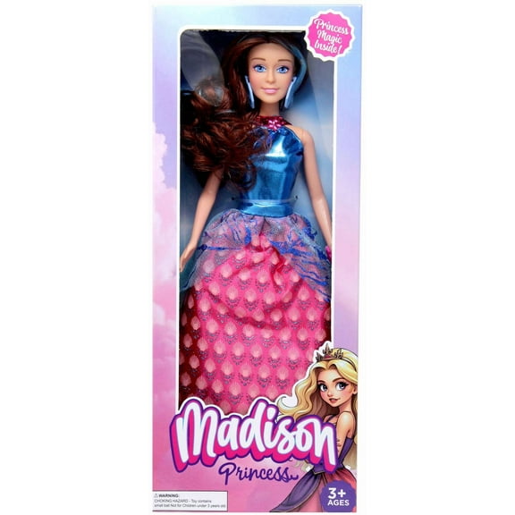 Royal Collection Madison Princess Doll (Brunette with Blue Highlights)