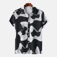 thumbnail image 2 of VBARHMQRT Mesh Shirt Shirts for Men Tech Short Sleeve Shirts Casual Workout White, 2 of 3