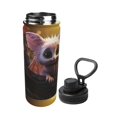 thumbnail image 2 of Lsque Adorable Fluffy Bat Pattern Water Bottle,18oz Sports Insulated Kettle for Cycling Gym Basketball Outdoor, Suitable as a Present, 2 of 7