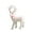 C, variant on WEGFTDUOP Christmas Decoration Christmas White Elks Ornaments With Red And P-ink Bow Scarf For Christmas Home Party Decoration Holiday Products
