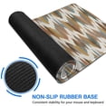 thumbnail image 6 of Long Mouse Pads for Desk,Colorful Geometric Chevron Pattern Desk Mats on Top Of Desks, Desk Mouse Pad Extra Large with 3mm Non-Slip Base and Stitched Edge for Gaming,Office,Work,Home 31.5"x11.8", 6 of 6