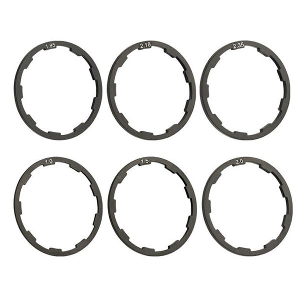 6Pcs Bicycles Flywheels Hub Spacers Bicycles Wheel Hub Spacers Bicycles Bottom Bracket Washer Gaskets Easy Installation