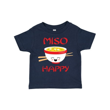 

Inktastic Kawaii Miso Happy Gift Toddler Boy or Toddler Girl T-Shirt