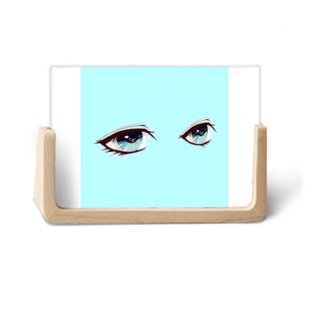 Animation Cocs Side Eyes Photo Wooden Photo Frame Tabletop Display