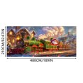 thumbnail image 2 of The Merry Christmas Christmas The Background Christmas Party Santa Photography Christmas Flags for outside String of Flags Home Banner Car Window Banner Decal Custom Banners And Signs for Business 4x8, 2 of 3