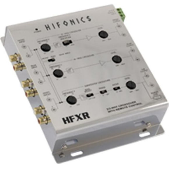 MAXXSONICS USA INC HFXR 2-Ch or 4-Ch 2-Way or 3-Way 12/18dB asymmetrical active crossover