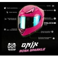 thumbnail image 3 of Casco Integral Onix Sparkle Rosa Acabado Brillante Talla S, 3 of 8
