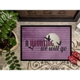 thumbnail image 3 of A Haunting we will go Halloween Doormat 24x36, 3 of 4