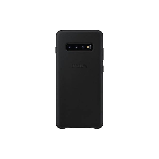 Funda para Samsung Galaxy S10+, piel trasera, color negro
