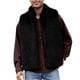thumbnail image 2 of Chaleco con capucha de piel sintética para hombre Wancir, chaqueta corta, abrigo sin mangas, 2 of 7