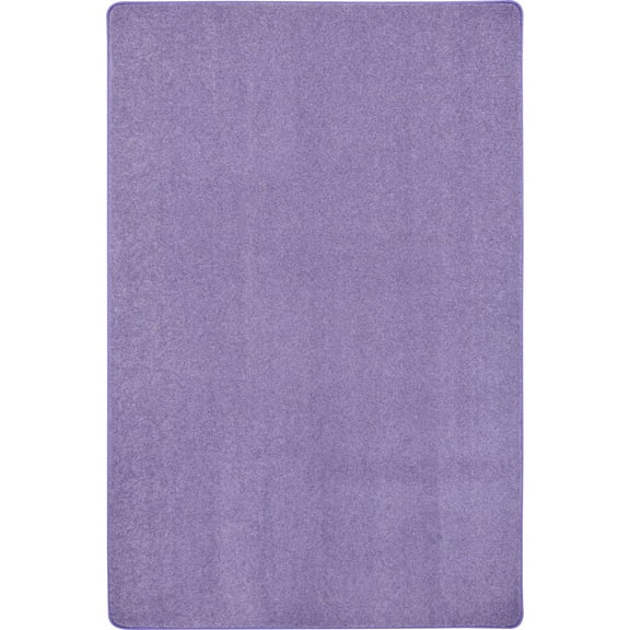 Joy Carpets Kid Essentials Just Kidding 12' x 18' Area Rug in Color Very Violet