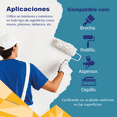 thumbnail image 4 of PINTEX Galon de Pintura para Pared Vinil-Acrílica | Fácil Aplicación, Alta Cobertura y Resistente a la Lluvia | Pintura Acrilica para Interiores Exteriores Mate | 3.8 L c/u | Color (AZUL GLACIAR), 4 of 8