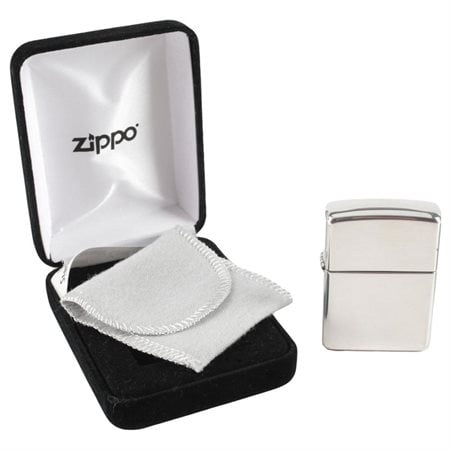 Zippo JB26 Armor High Polish Sterling Silver Lighter