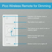 Lutron Pico Remote Control for Caseta Wireless Dimmer - White