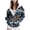 Dark Green, variant on Women's Christmas Fashion Graphic Zip-Up Hoodie Festival Oversized Long Sleeve Sweatshirt Jacket with Pockets(M-3XL)