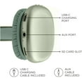thumbnail image 6 of iJoy Ultra Wireless Over-Ear Headphones, Green, 6 of 6