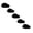 Blackx5, variant on PPKVUFD Shoe Heel Repair, 2 Pairs Adhesive Inside Shoe Heel Patch Pad for Sneaker Holes High Heels