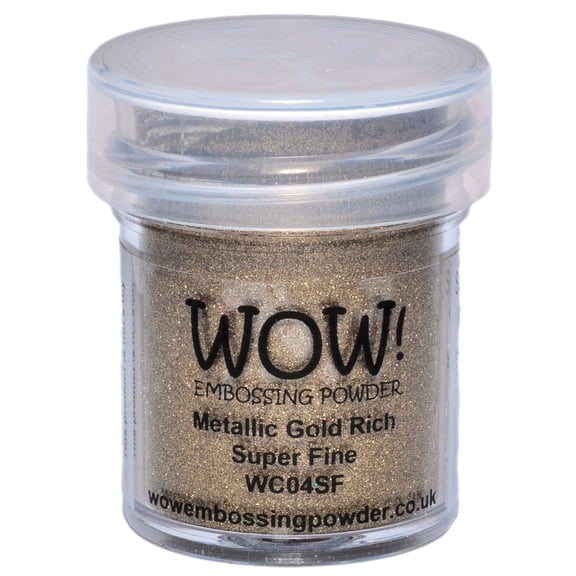 WOW! Embossing Powder Super Fine 15ml-Gold Rich