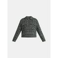thumbnail image 5 of Time and Tru Women's Tweed Zip Jacket, Midweight, Sizes XS-XXXL, 5 of 5