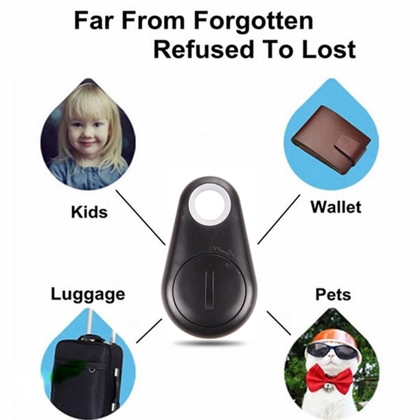 Smart Bluetooth-Compatible Tracer Pet Child Localizador GPS Etiqueta Alarma Monedero
