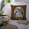 thumbnail image 3 of Caroline's Treasures SS8323PW1414 Keeshond Fabric Decorative Pillow, 14Hx14W, multicolor, 3 of 4