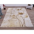 thumbnail image 2 of Ladole Rugs Tulips Floral Pattern Innovative Design Indoor Area Rug Carpet in Beige-Cream, 8x11 (7'10" x 10'5", 240cm x 320cm), 2 of 6