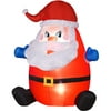 6' Tall Airblown Inflatable Chubby Santa