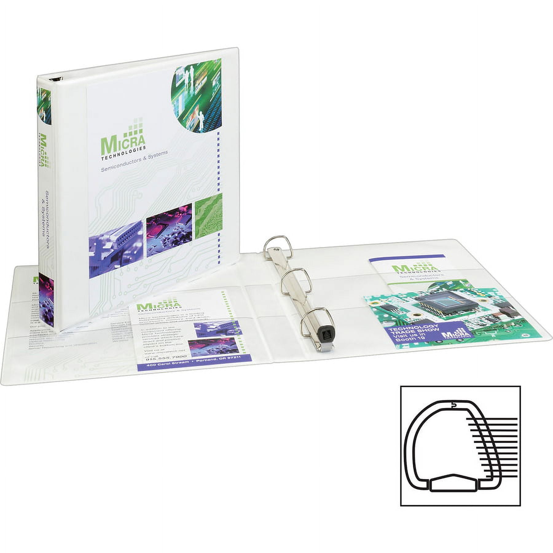 Avery�� Extra-Wide Heavy-Duty View Binder with One Touch EZD Rings
