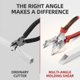 thumbnail image 4 of Adjustable Miter Shears Kit with Spare Thin Blades, 45°-135° PVC Trunking Angle Cutting Hand Tool, 4 of 4