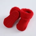 thumbnail image 2 of Baozhu 6 Pairs Baby Girls Non Slip Socks Toddler Warm Thick Soft Faux Mink Socks with Grips for 0-3Years Infant Newborn Girls, 2 of 11