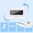 thumbnail image 6 of Weloille Waterproof Bathroom Phone Holder with Aromatherapy, 360° Rotating and Adjustable, Punch Free Anti Fog Touchable Case, Shower Phone Mount for Bathtub/Shower Use, 6 of 9