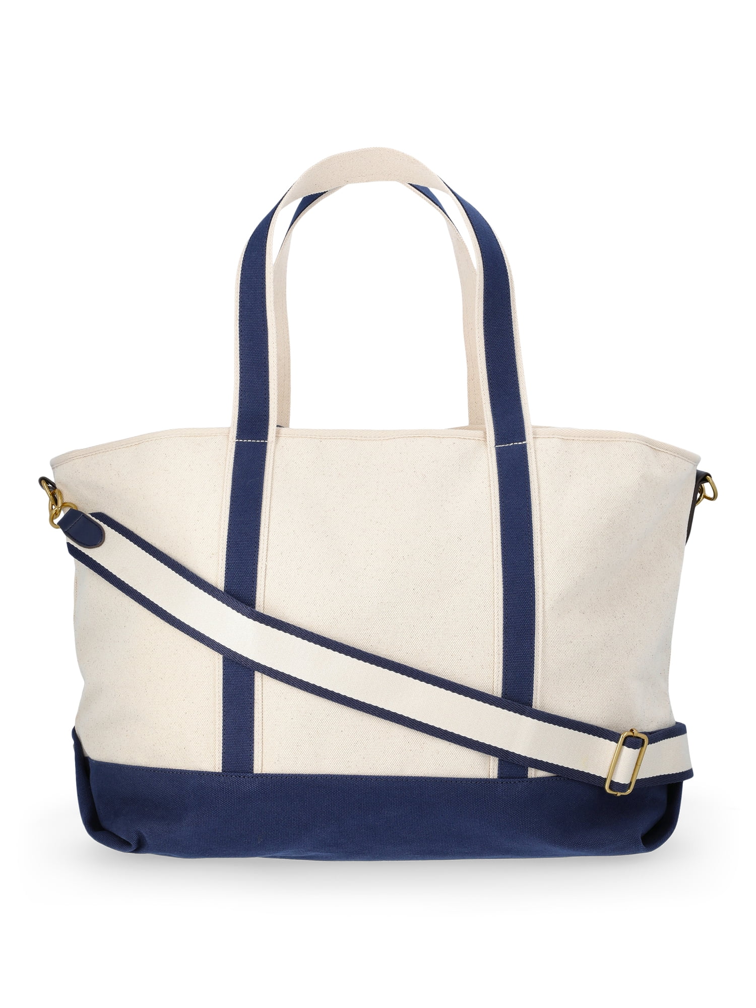 Free Assembly Women's Canvas Boat Tote, Natural