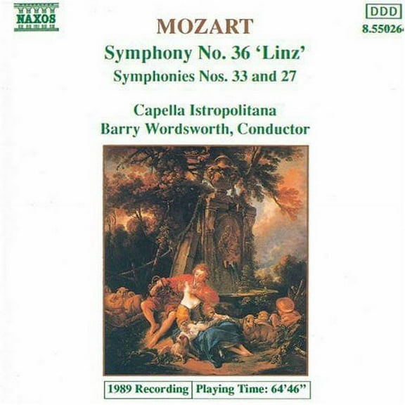 Barry Wordsworth - Symphonies 27, 33 & 36 - Music & Performance - CD