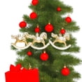 thumbnail image 4 of Ganfancp Adorno de Navidad Carrusel 3Pcs Box Set Rebajas Hoy Liquidación 3* Colgante de Madera de Plástico con Forma de Caballo, 4 of 5