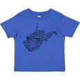thumbnail image 3 of Inktastic West Virginia State Word Salad Boys or Girls Toddler T-Shirt, 3 of 5