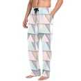 thumbnail image 2 of FORMRS Mens Pajama Pants with Pockets Sleepwear Lounge Bottoms Sizes S-2XL, Green Geometric, 2 of 7